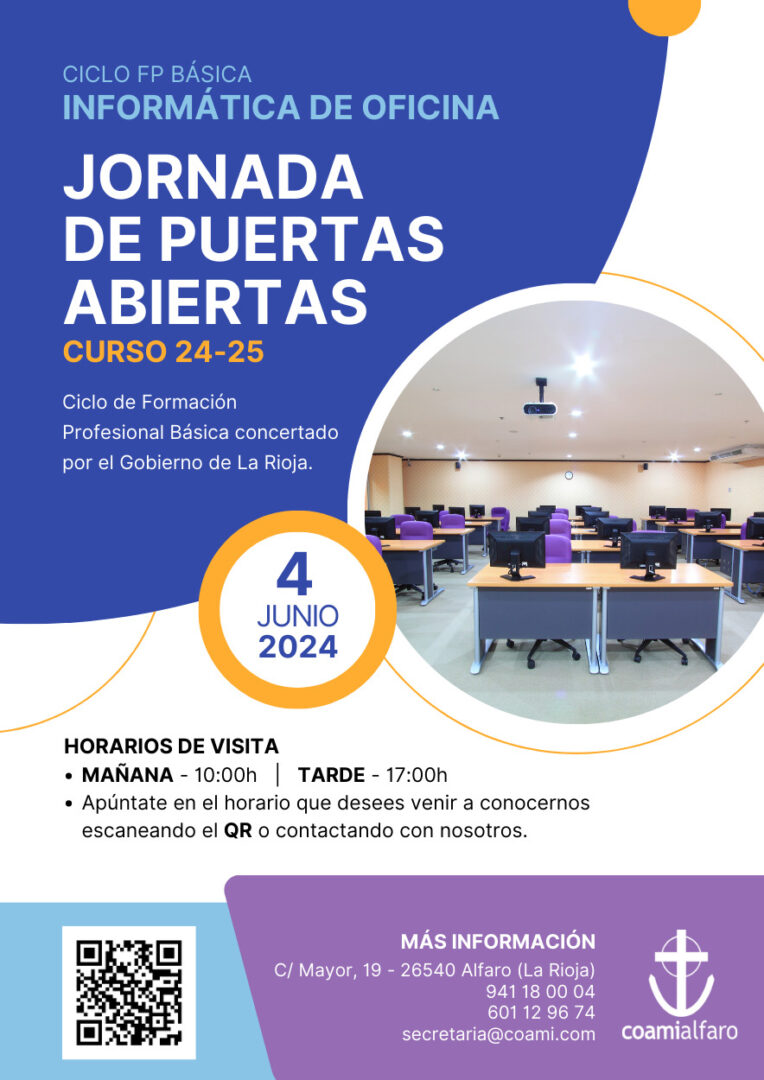 JORNADAS DE PUERTAS ABIERTAS FP BÁSICA INFORMÁTICA DE OFICINA