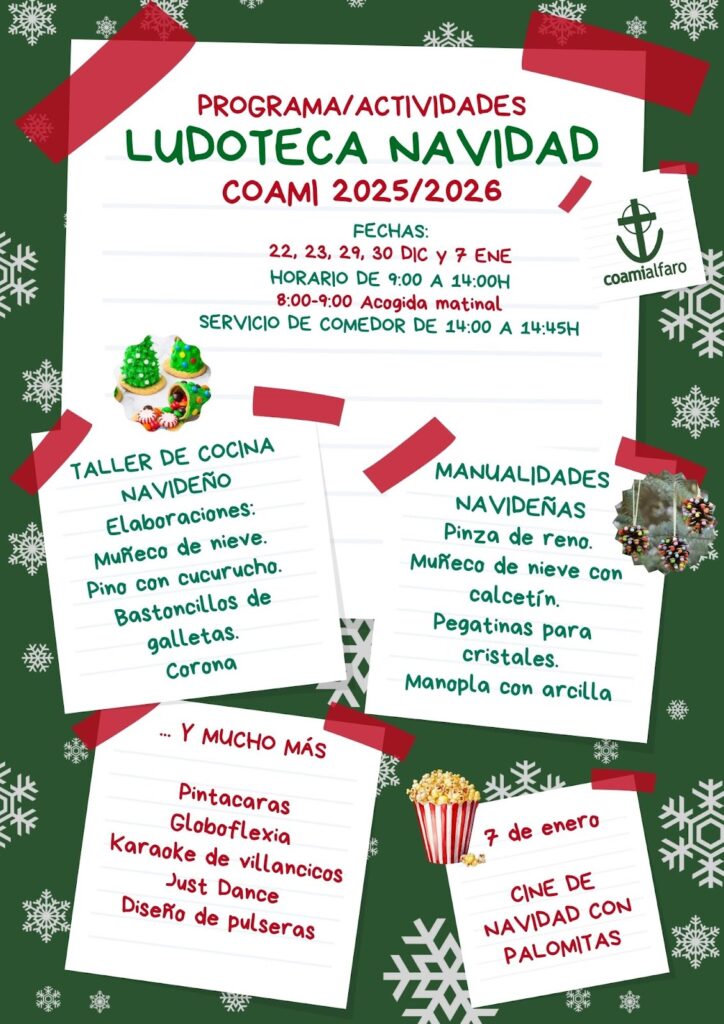 Ludoteca Navidad COAMI 2025